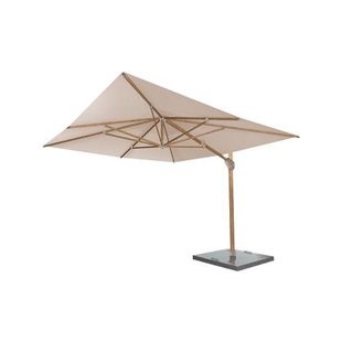 4-Seasons Hacienda zweefparasol 300 x 400 cm. - Woodlook|Sand