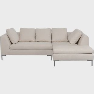 Hoekbank Gianna 250cm rechts creme Kare Design