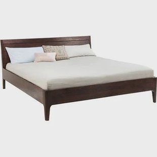 Bed Brooklyn walnoot Kare Design