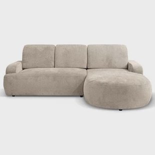 NADUVI Collection Hoekbank Alma rechts met slaapfunctie