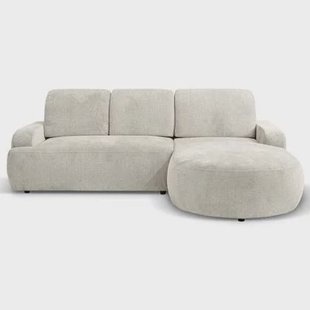 NADUVI Collection Hoekbank Alma rechts met slaapfunctie