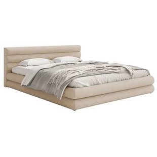 NADUVI Collection Gestoffeerd bed Alvaro chenille 140 x 200 met