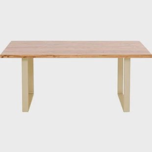 Eettafel Jackie 160x80cm eik goud Kare Design