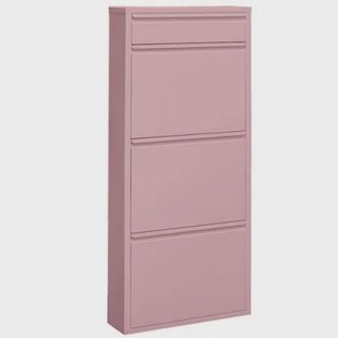Schoenenkast Caruso roze 3+1 laden Kare Design