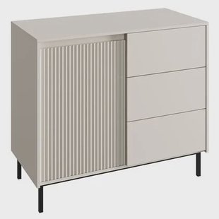 Meubella - Dressoir Orvana - Beige - 103 cm