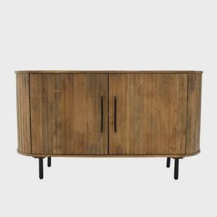 Giga Meubel - Dressoir Naturel Mangohout - 140x45x76cm - Merel