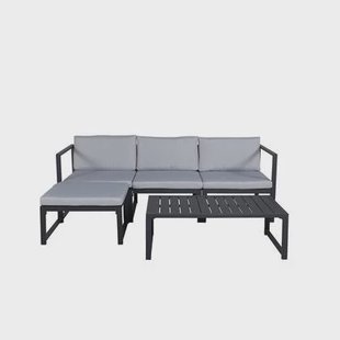 Fjôrd - Tuinset Zwart|Grijs - Aluminium - Salvador Fjôrd - Tuinset Zwart|Grijs - Aluminium - Salvador