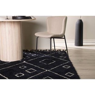 Fjôrd - Vloerkleed Zwart - 250x350cm - David