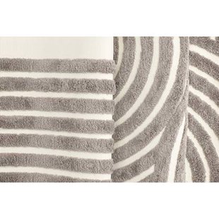 Fjôrd - Vloerkleed Grijs|Wit - 230x160cm - Nikita