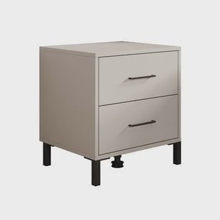 Meubella - Nachtkastje Vidor - Beige - 48 cm