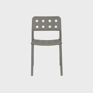 Housecraft Living Tuinstoel Grijs - 53x46x80cm - Serra - Set van 4