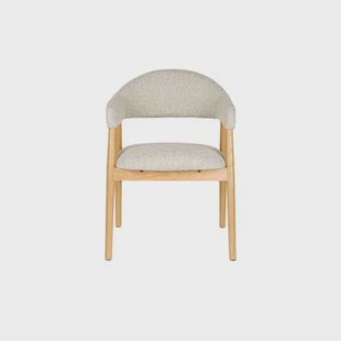 Giga Meubel - Eetkamerstoel Lichtbruin - 54x56x81cm - Indy - Set van 2