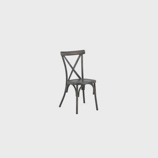Fjôrd - Eetkamerstoel Zwart - Aluminium - Tablas - Set van 2 Fjôrd - Eetkamerstoel Zwart - Aluminium - Tablas - Set van 2