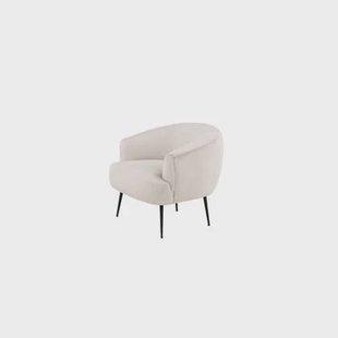 Fjôrd - Fauteuil Beige - Ribstof - Derry