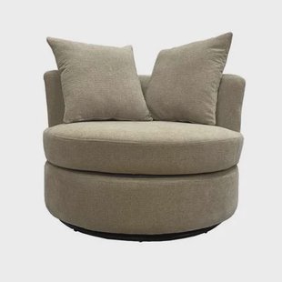 Giga Meubel - Fauteuil Taupe Stof - Zithoogte 45cm - Thony Luxe