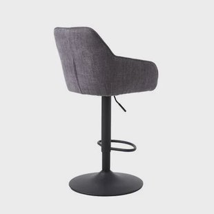 Giga Living - Barstoel Antraciet - Verstelbaar - Avola - Set van 2