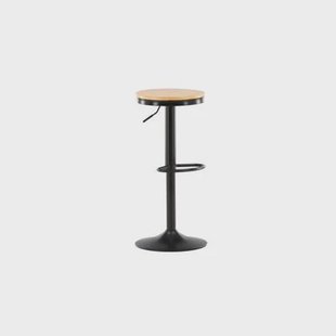 Fjôrd - Barkruk Zwart Eikenlook - MDF - Conway - Set van 2 Fjôrd - Barkruk Zwart Eikenlook - MDF - Conway - Set van 2