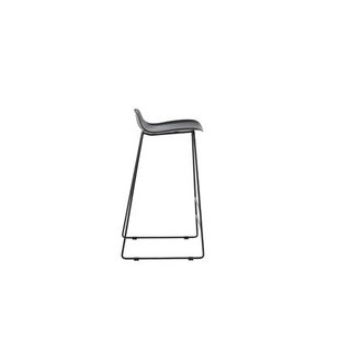 Fjôrd - Barkruk Zwart - Plastic - Wave - Set van 2