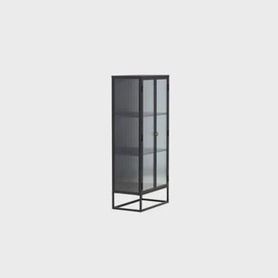 Fjôrd - Wandkast Zwart - Metaal - Garis