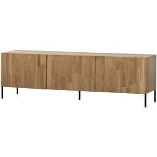 WOOOD Bono Gravure Tv-meubel B 180 cm - Eiken - Naturel