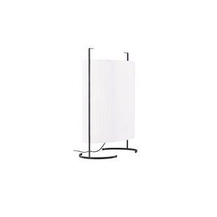 Fjôrd - Vloerlamp Zwart|Wit - Linnen - 80x59cm - Rennes