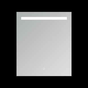 Spiegel Arcqua Cube 60x70 Cm Rechthoek Front LED