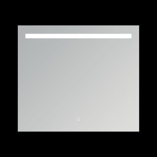 Spiegel Arcqua Cube 80x70 Cm rechthoek front LED