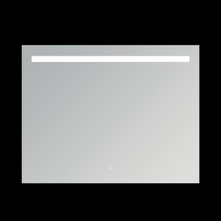 Spiegel Arcqua Cube 90x70 Cm Rechthoek Front LED