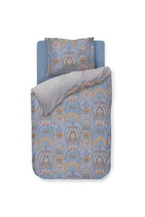 Pip Studio Dekbedovertrekset Jabali Flower Blauw 140x200/220cm