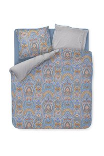 Pip Studio Dekbedovertrekset Jabali Flower Blauw 260x200/220cm