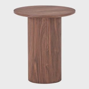 by fonQ Fiss Bijzettafel - Ø 40 cm - Walnoot