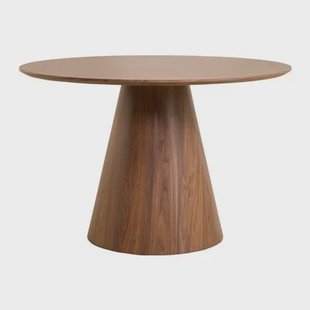 by fonQ Livo Eettafel - Ø 120 cm - Walnoot by fonQ Livo Eettafel - Ø 120 cm - Walnoot