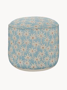 Handgemaakte in- &amp; outdoor poef Laura