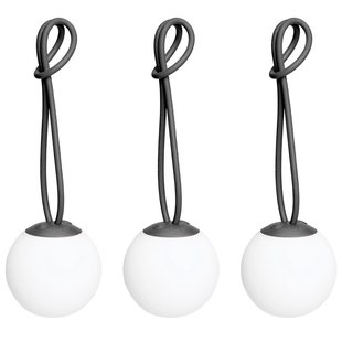 Fatboy Bolleke Mini LED Hanglamp Set Van 3 Anthracite