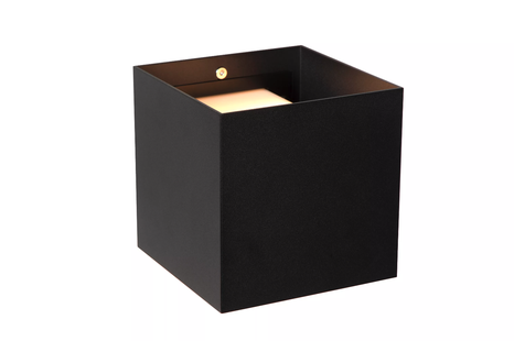 Lucide Exeter - buiten wandverlichting - 15 x 17 x 15 cm - IP44 - zwart