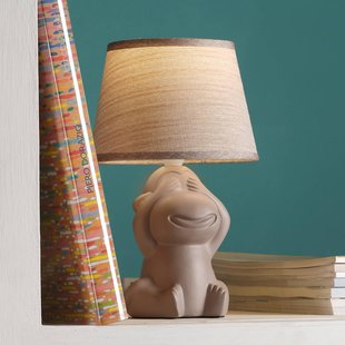 ONLI Monkey tafellamp, bruin, keramiek, 28 cm hoog, E14