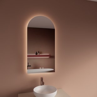 Spiegel BWS Grace 40x100 cm Spiegelverwarming en Indirecte Verlichting