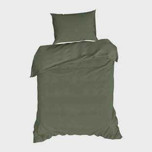 by fonQ Fresh Dekbedovertrek 140 x 200/220 cm - Moss Green