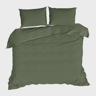 by fonQ Fresh Dekbedovertrek 200 x 220/240 cm - Moss Green
