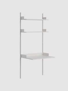 Wandbureau New Works met planken