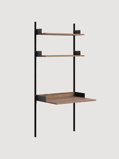 Wandbureau New Works met planken