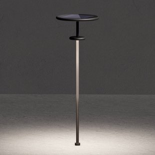 KLEWE LED lamp op zonne-energie PLANET B antraciet 160 cm grondspies IP65