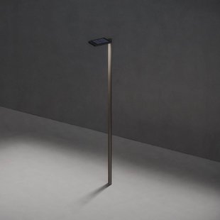 KLEWE LED lamp op zonne-energie LINK zonder mast, antraciet, IP65