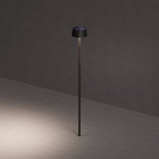 KLEWE LED lamp op zonne-energie SUNDRESS antraciet 250 cm grondspies IP65