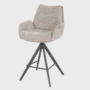 Fraaai Zac barstoel lounge - rich zand