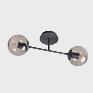 ETH Davina Plafonnière 2x E27 Zwart