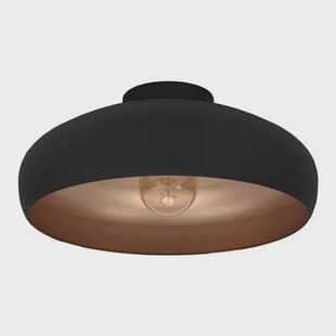 EGLO Mogano Plafondlamp Ø 40 cm - Zwart/Koper