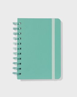 HEMA Notitieboek A6 gelinieerd lichtgroen