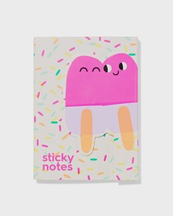 HEMA Sticky notes boekje ijsje
