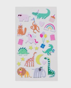 HEMA Stickers feestbeesten